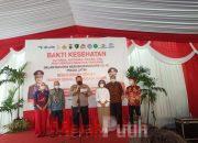 HUT Bhayangkara ke -76 Polda Jatim Gelar Bakti Kesehatan