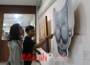 Mahasiswa Unesa Gelar Pameran Seni Rupa Bertema Sindiran atau “Julid”