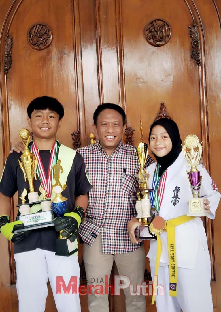 Raakan Khaalid Abdullah usai menoreh prestasi bersama timnya menjuarai Juara 1 Surabaya Junior League, Juara 1 Friendly Match Grassroots I dok