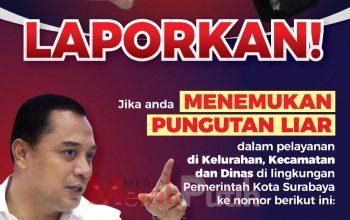 Ayo Warga Surabaya Bersama-sama Berantas Pungli!