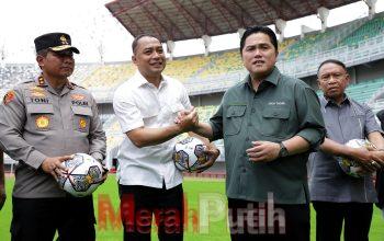 Erick Thohir Takjub dengan Venue Stadion Gelora Bung Tomo