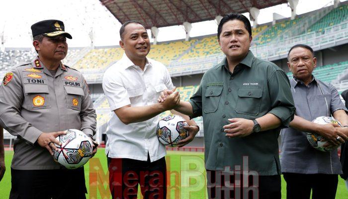 Erick Thohir Takjub dengan Venue Stadion Gelora Bung Tomo