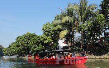 Taman Asreboyo Ngagel seluas 853 m2 Resmi Dibuka Dilengkapi Wahana Perahu Air