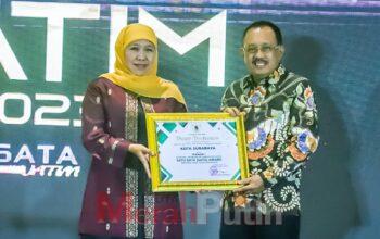Surabaya Terbaik ke-1 dalam SATA Award Provinsi Jatim 2023