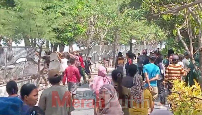 Pemkot Surabaya Laporkan Pelaku Perusakan Pagar di Pantai Kenjeran