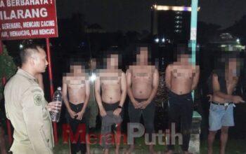 12 Remaja Pesta Miras Terjaring Satpol PP