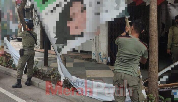 Operasi Penertiban APK saat Masa Tenang Pemilu 2024