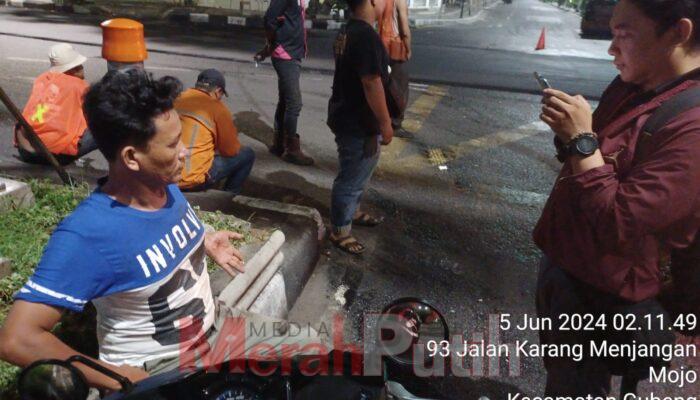Proyek Jalan fleksibel kolektor di Karang Menjangan Makan Korban Pengendara Motor