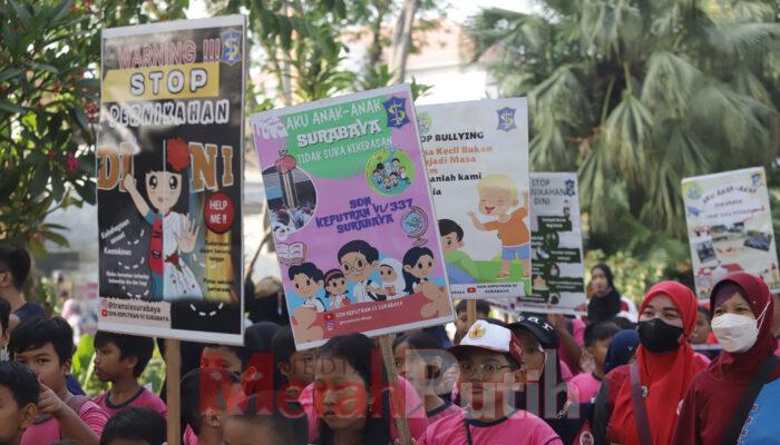 Peringatan HAN 2024 Surabaya dari Kongres Anak hingga Tanam Pohon Mangrove