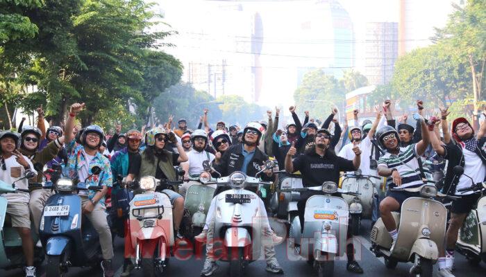 Surabaya Bervespa Gemuruhkan Wisata Kota Lama