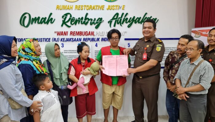 Kasus Penelantaran Anak, Pasangan Muda Ini Dapatkan Keadilan Restoratif