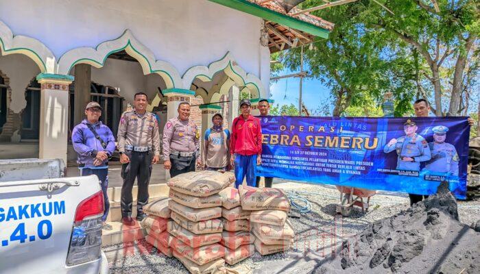 Satlantas Sampang Bangun Masjid dan Edukasi Tertib Lalu Lintas