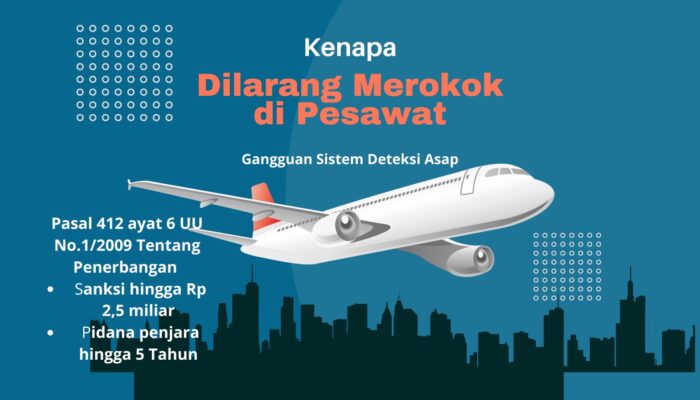 Ini Alasan Mengapa Larangan Merokok di Pesawat