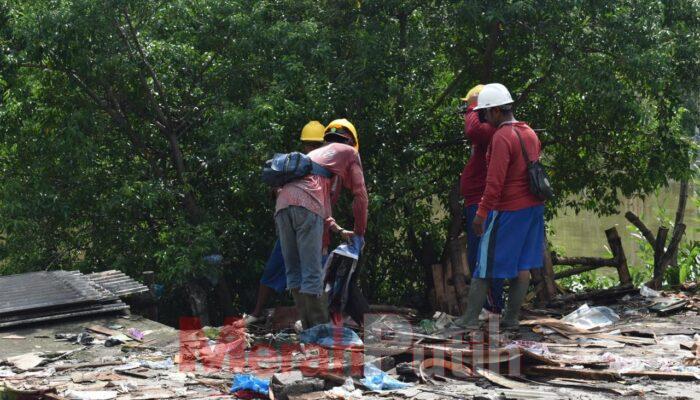 13 Bangunan Liar Berdiri di Tanah Aset BBWS Dibongkar