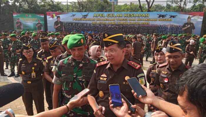 Kodam V/Brawijaya Siagakan 30 Personel TNI di Kejati Jatim, Sepuluh Pasukan di Setiap Kejari