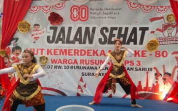 jalan-sehat-warga-rusun-ps-iii-surabaya