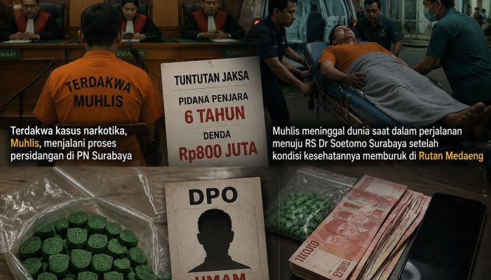 Muhlis, Terdakwa Kasus 100 Butir Ekstasi, Meninggal dari Rutan Medaeng Saat Dibawa ke RS Dr Soetomo